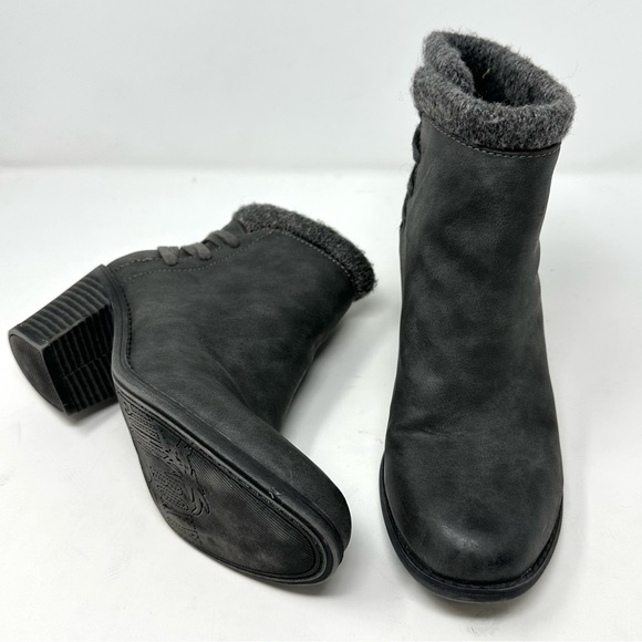 Roxy Dakota Heeled Ankle Booties Dark Gray - Picture 10 of 14
